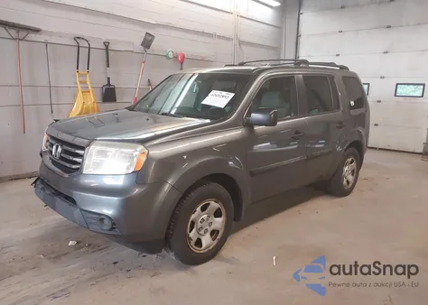 2012 Honda Pilot Lx z USA, uszkodzony, nr VIN 5FNYF4H26CB025408